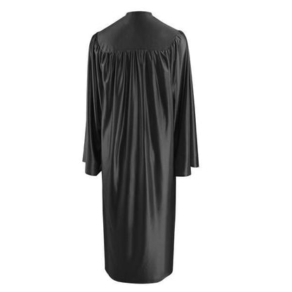 Shiny Black Choir Robe - Church Choir Robes - Churchgoers
