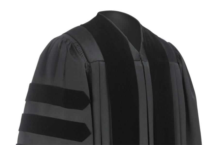 Deluxe Black Pulpit Robe