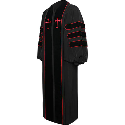 Black Dr. of Divinity Pulpit Robe