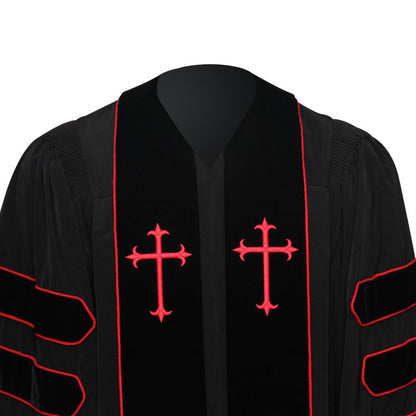 Black Dr. of Divinity Pulpit Robe