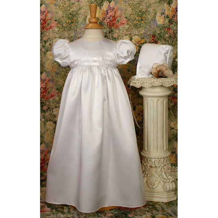 Jacqueline Satin Baptism Gown