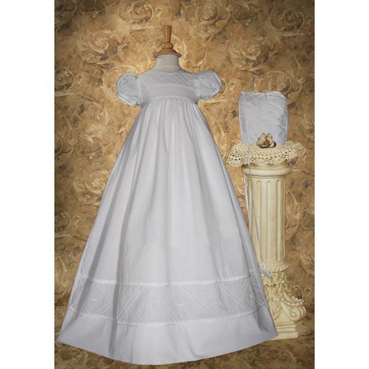 Estrella Cotton Baptism Gown