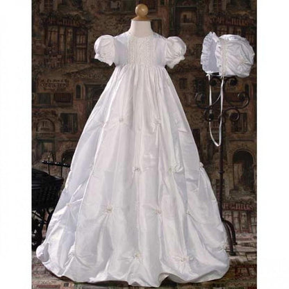 Layla Dupioni Princess Baptism Gown