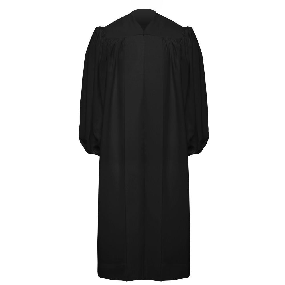 Premium Black Baptismal Robe