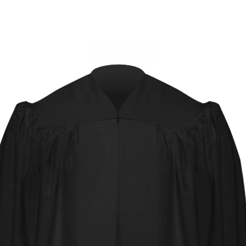 Premium Black Baptismal Robe