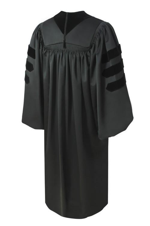 Deluxe Black Clergy Robe