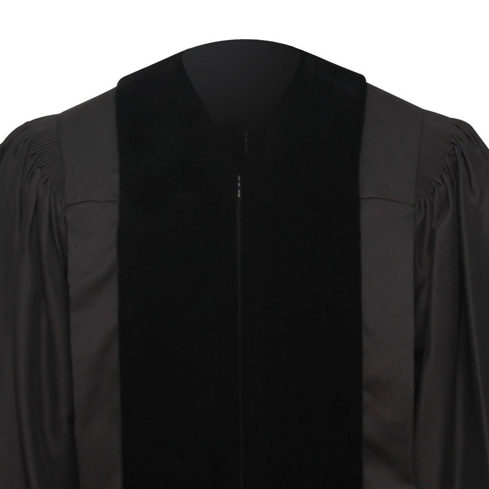 Front Velvet Geneva Clergy Robe