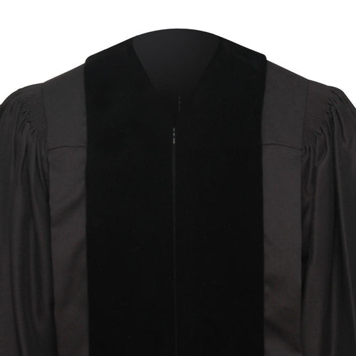 Front Velvet Geneva Clergy Robe