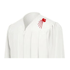 White Confirmation Robe With Dove