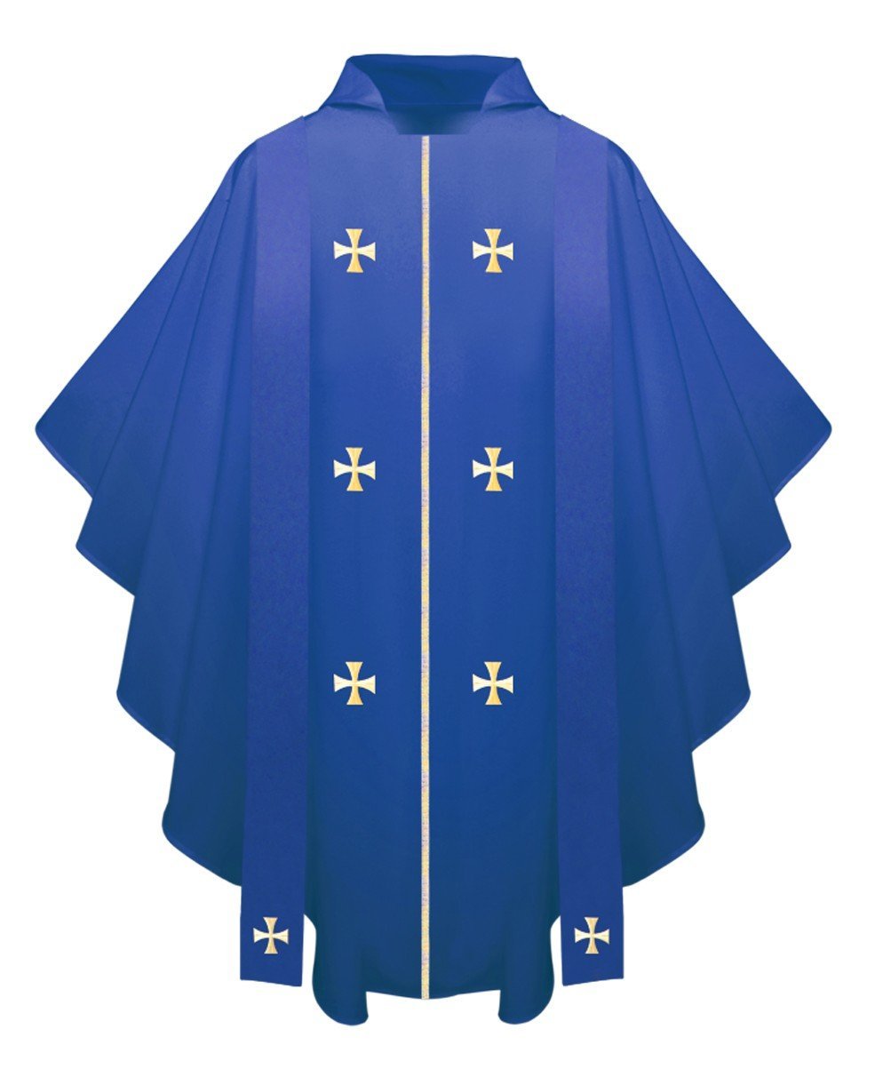 Royal Blue Chasuble